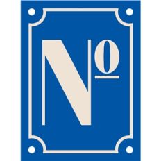 house no. sign