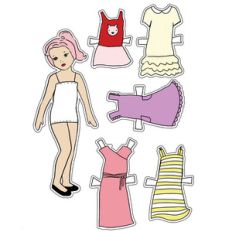 little miss paper dolls - sweetie