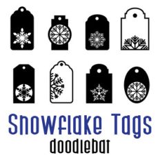 snowflake tags doodlebat