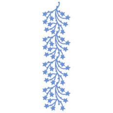 star burst repeating border