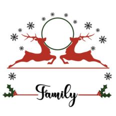 family last name frame