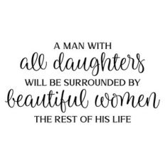 a man with all daughters