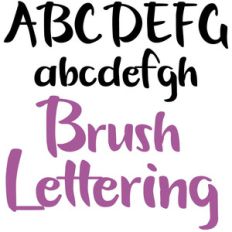pn brush lettering