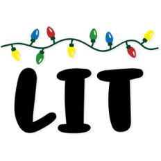 lit christmas lights