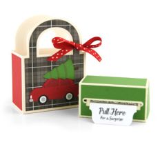 money roll gift bag set christmas tree