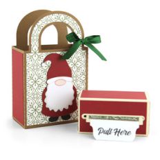 money roll gift bag set gnome