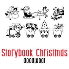 storybook christmas doodlebat