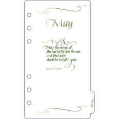 elegant planner a6 binder may divider