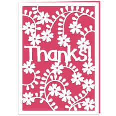 thanks card