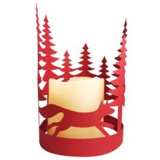 running fox lantern