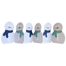 snowman accordion decoration
