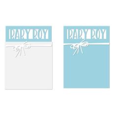 page /card w pocket baby boy