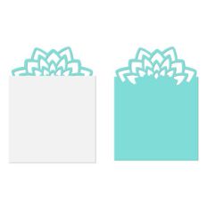 page /card w pocket floral