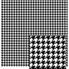 black and white houndstooth pattern