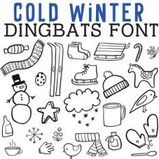 cg cold winter dingbats