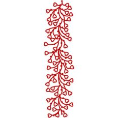 entwined hearts border