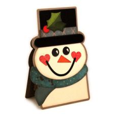 snowman twist pop up card