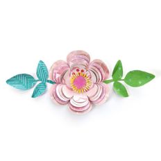 layered flower and leaves