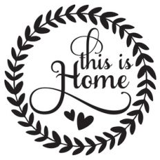 this is home wreath