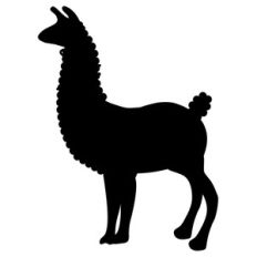 llama silhouette
