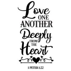love one another deeply