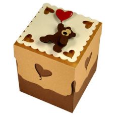 valentine teddy gift box
