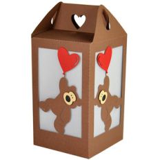 valentine teddy lantern