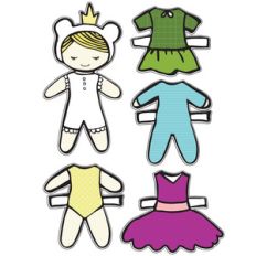princess lee paper doll set