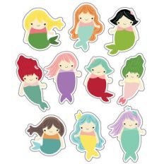 ml mermaid stickers