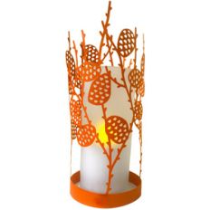 pine cone branch lantern
