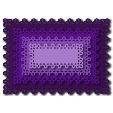 nested rectangle doily