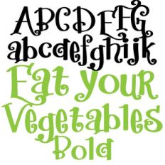 zp eat your vegetables bold
