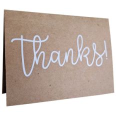 thanks card