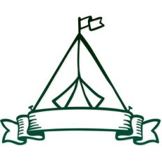 camping tent banner