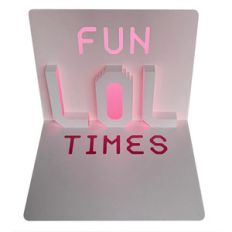 lol fun times popup card