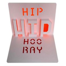 hip hip hooray popup card