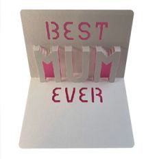 best mum ever popup card