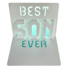 best son ever popup card