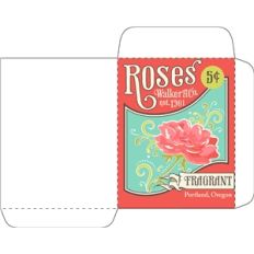 antique rose seed packet