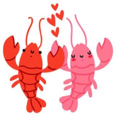 valentine's day lobsters
