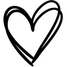 scribble heart