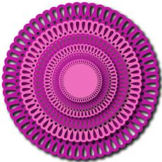 nested floral doily