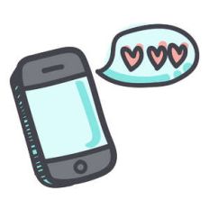 cell phone love notes