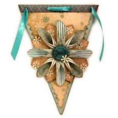 snowflake 3d rosette with pennant