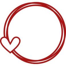 heart circle frame