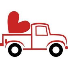 truck and heart