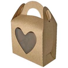 gable box with heart window
