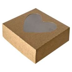 heart window cookie box with attached lid
