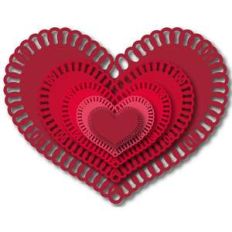nested loopy heart
