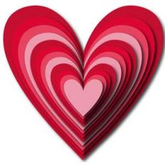 nested narrow heart